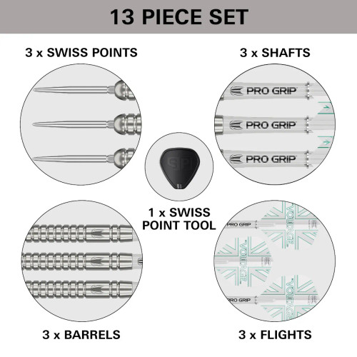 TARGET DARTS ROB CROSS STEEL TIP SP DARTS SET