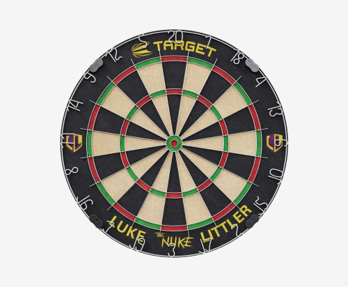 TARGET LUKE 'THE NUKE' LITTLER  DART BOARD SET 2024