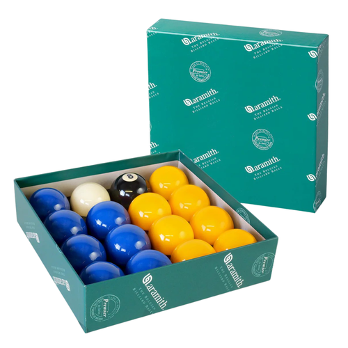 Aramith 2 1/4 Casino Blue & Yellow Set