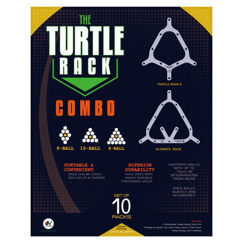 Turtle 2 Rack Combo - 8, 9, and 10 Ball