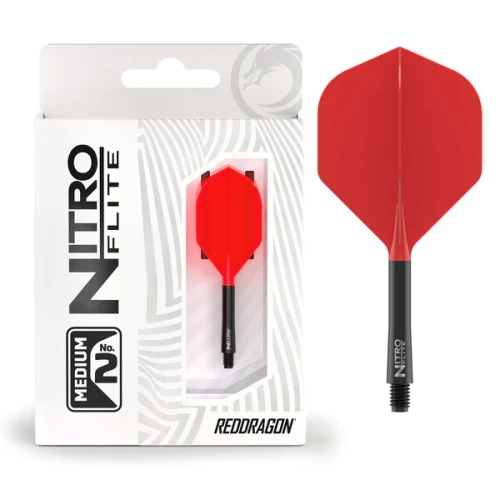 Nitro Flite Black Shaft and Red Flight