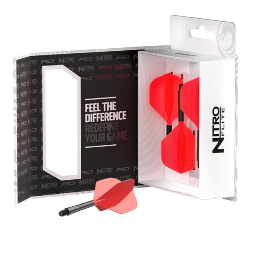 Nitro Flite Black Shaft and Red Flight