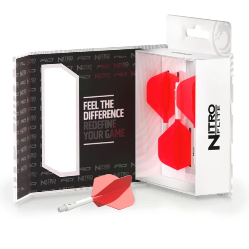 Nitro Flite White Shaft and Red Flight