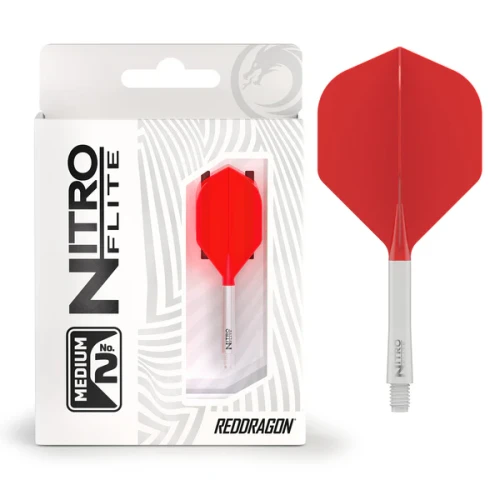 Nitro Flite White Shaft and Red Flight