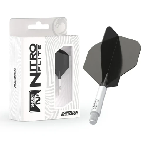 Nitro Flite White Shaft and Black Flight