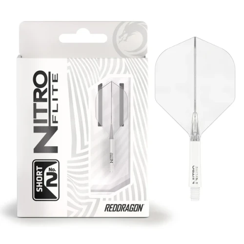 Nitro Flite - White Shaft and Clear Flight