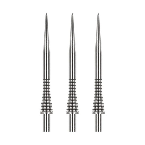 Raptor Gripped Dart Point - Silver Effect Dart Points - 38mm