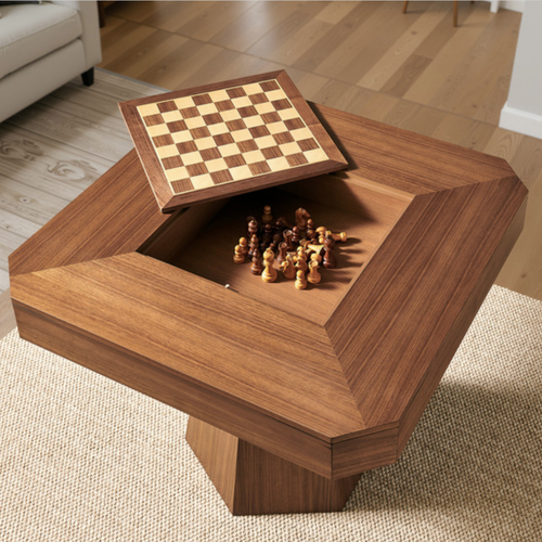 Imperial Hexton Chess and Game Table