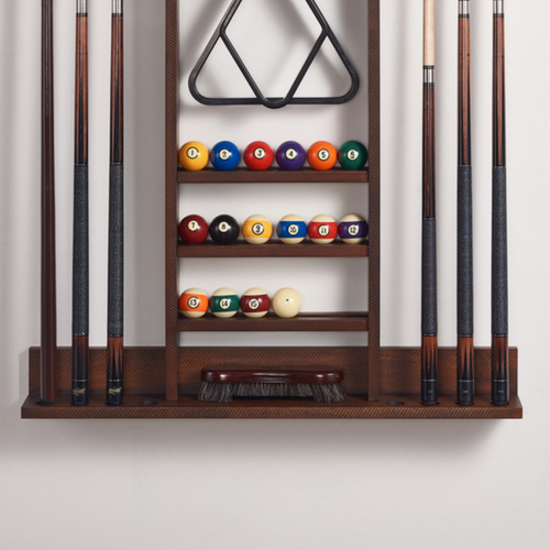 Imperial Mahogany Wall Cue Rack