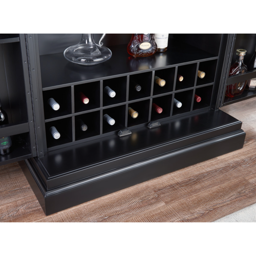 Imperial Ashton Wine and Bar Cabinet in Black