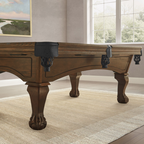 Imperial Hayden Pool Table in Russet - Ball & Claw Legs
