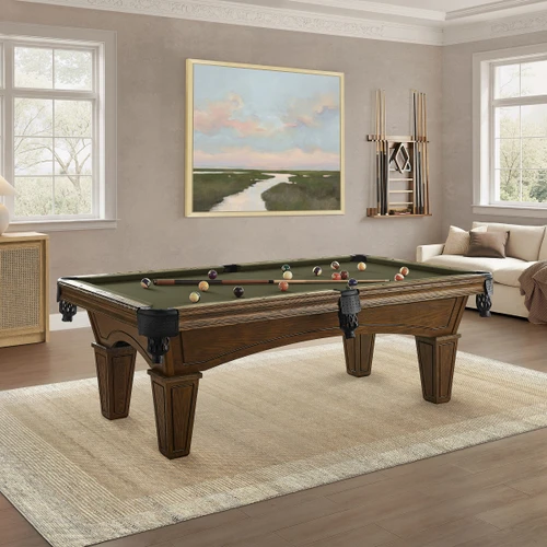 Imperial Hayden Pool Table in Russet - Tapered Legs