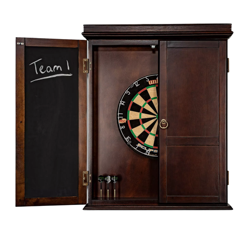 Presidential Billiards Classic Espresso Dartboard Cabinet