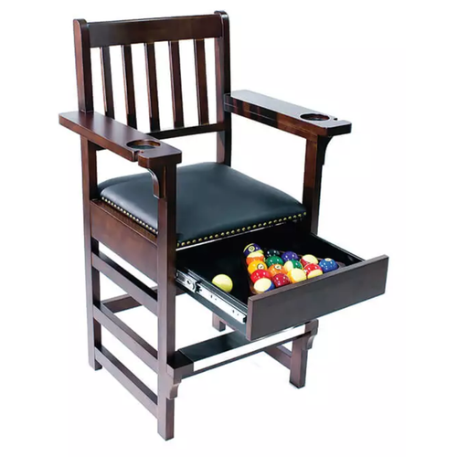 Presidential Billiards Espresso King Spectator Chair
