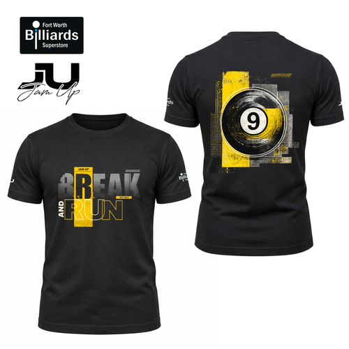 9-Ball Break and Run Heavyweight T-Shirt