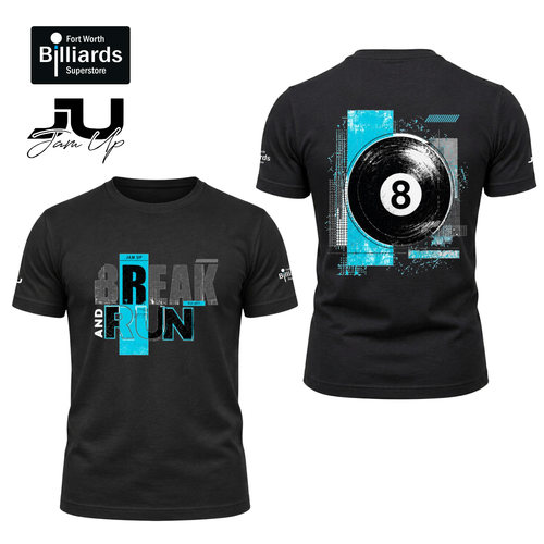 8-Ball Break and Run Heavyweight T-Shirt