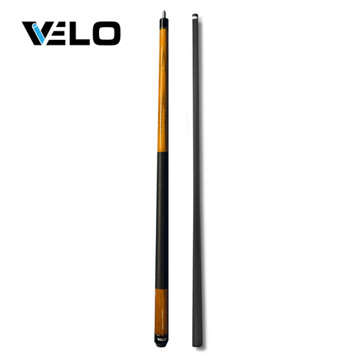VELO Dark Walnut Pool Cue w/ 12.2mm Carbon Fiber Shaft