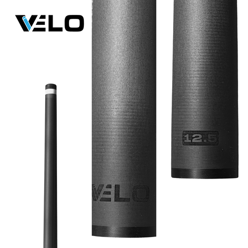 VELO Dark Walnut Pool Cue w/ 12.2mm Carbon Fiber Shaft