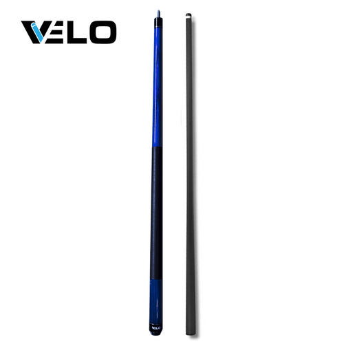 VELO Dark Blue Pool Cue w/ 11.8mm Carbon Fiber Shaft