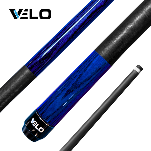 VELO Dark Blue Pool Cue w/ 11.8mm Carbon Fiber Shaft
