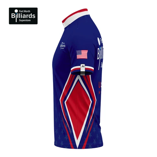 Fort Worth Billiards USA Navy Jersey