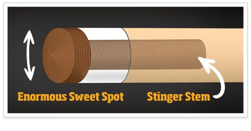 McDermott Stinger: Black w/ Sport Grip Wrap