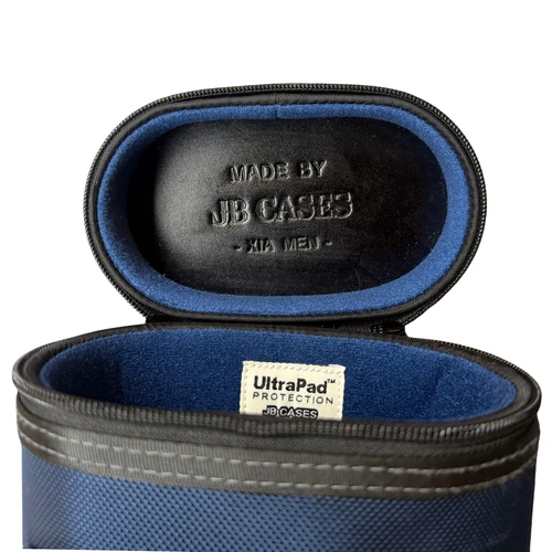 JB Cases 4B/8S Hard Case - Navy/Grey Trim