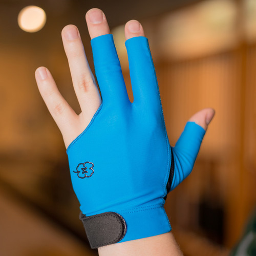 McDermott Billiard Glove (Blue) Left Hand