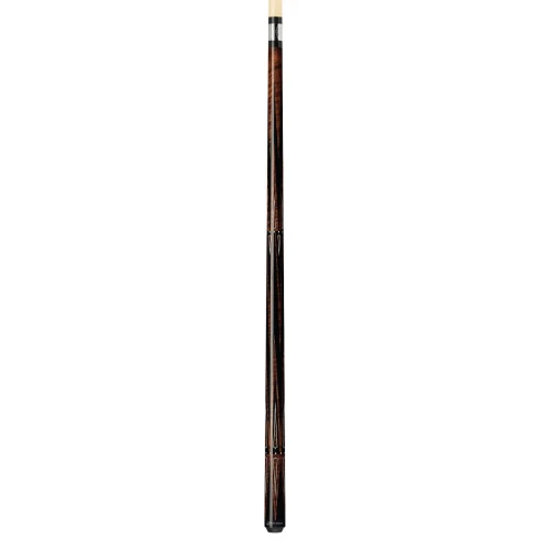 Players AC20 Dark English Stain Snakewood Wrapless Pool Cue | 2-Piece Maple