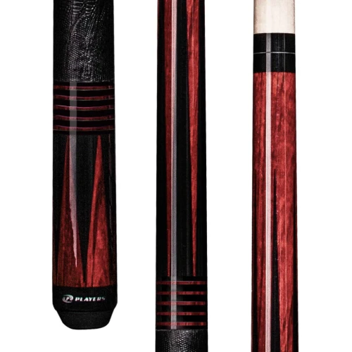 Players E2345 Cocobolo Zebrawood Pool Cue | Leatherette Wrap