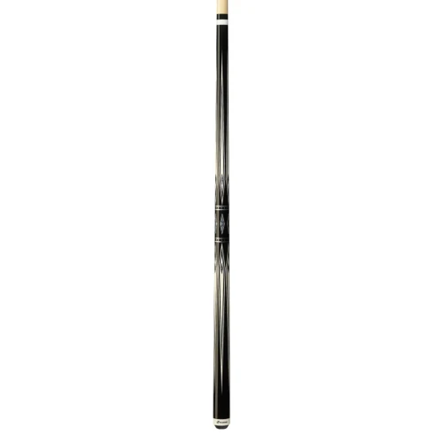 Players Black Diamond Wrapless Pool Cue G-3372 | 2-Piece Maple