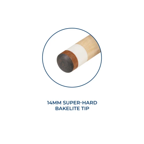 Players E-JC Jump Cue | 14mm Bakelite Tip | Turbo Lock | Maple