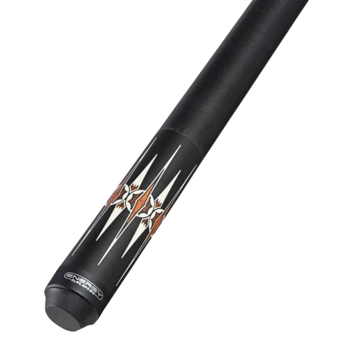 Energy By Players Matte Black/White with Cocobolo Cue with Black Linen Wrap (HC21)
