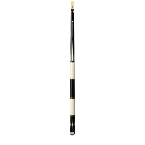 Pure X HXT90 Pool Cue | Black & White 6-Point Diamond | Wrapless