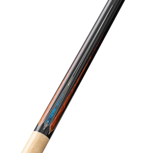 Pure X Midnight Black Apitong & Blue/White Recon Wrapless Cue (HXTE16)