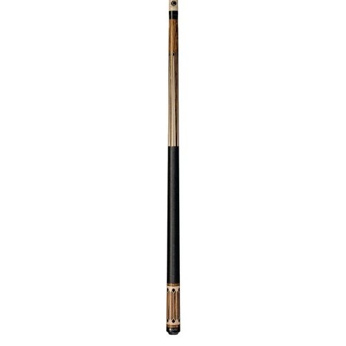 Lucasi Custom LZC35 Pool Cue | Exotic Bocote & Curly Maple | Black Irish Linen Wrap