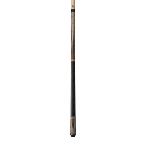 Lucasi Custom LZC57 Pool Cue | Matte Grey Birdseye & Bocote | Leather Wrap