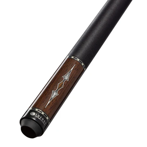 Lucasi Custom LZC61 Matte Pool Cue | Black Palm & Bocote | Irish Linen Wrap