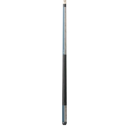 Lucasi Custom LZDU15 Duo Pool Cue | Midnight Blue & Grey Birdseye | Lizard Leather Wrap
