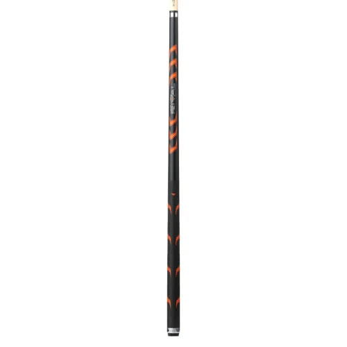 Lucasi Hybrid Rival LHRV25 Pool Cue | Matte Black & Metallic Orange