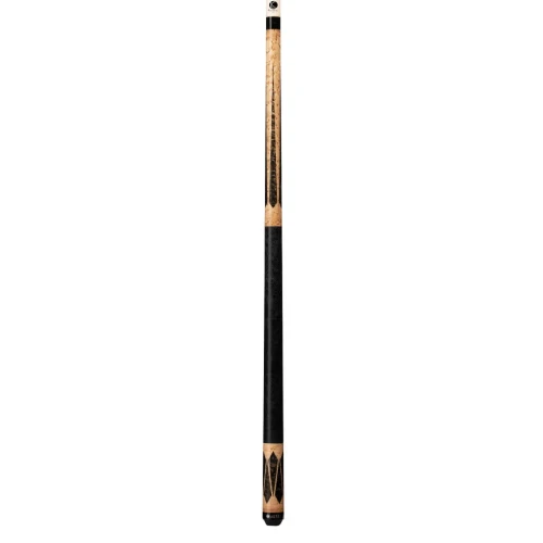Lucasi Hybrid LHLE8 Pool Cue | Brazilian Birdseye Maple & Black Leather Wrap