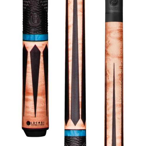 Lucasi LP30 Pinnacle Pool Cue | Coffee Wash Birdseye & Carbon Fiber Shaft
