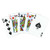 Copag Poker Green & Burgundy Regular Cards