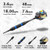 Great Lakes Dart Viper Black Ice Blue Soft Tip Darts 18g