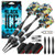 Great Lakes Dart Viper Black Ice Silver Soft Tip Darts 18g