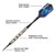 Great Lakes Dart Viper Silver Thunder 4 Knurled Soft Tip Darts 16g