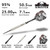 Great Lakes Dart Viper Sinister Steel Tip Darts 25g