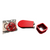 Clack Attack Square Magnetic Chalk Holder - Red/Black