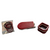 Clack Attack Square Magnetic Chalk Holder - Dark Red/White