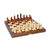 11.5" Walnut Folding Chess Set